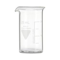 Rs Pro, Laborbedarf, Borosilikat Glas Messbecher mit Skala, Ø 30mm / 25ml