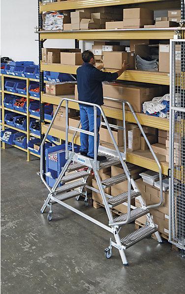 Image du produit Krause Plate-forme mobile à revêtement antidérapant R13 (Échelle à plate-forme, 195 cm)