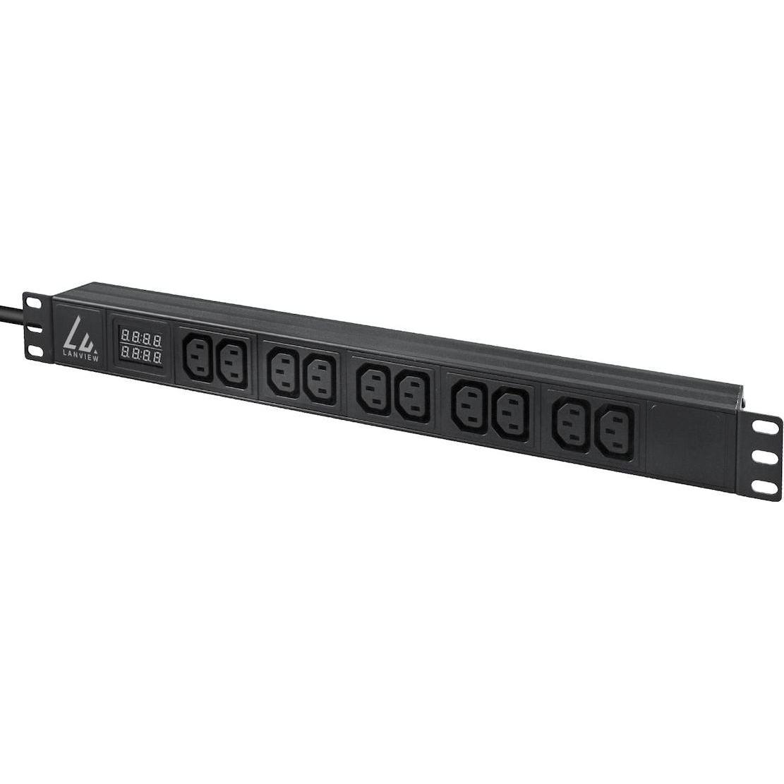 Thumbnail - Lanview 19" rack mount power strip, USV Zubehör