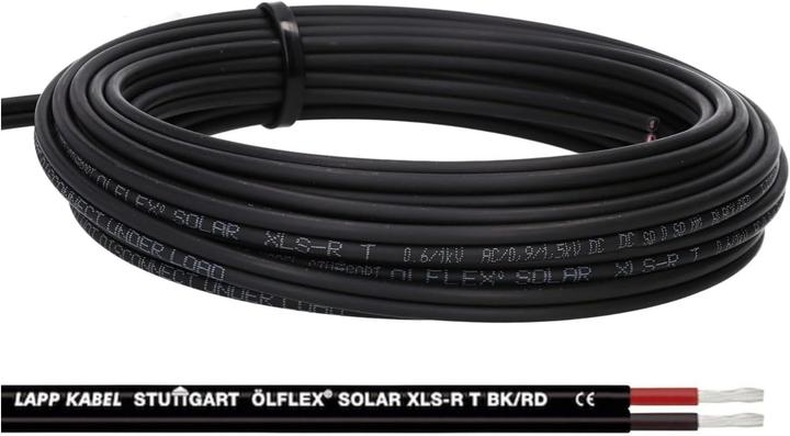 Actual product image Kalitec Solar cable set I 5x solar connectors with 10m solar cable I Mc4 connector 4mm2 I Lapp Solarka (Solar connector)