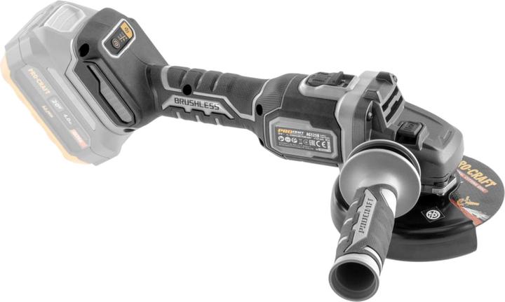 Produktbild Procraft Industrial AG125Bbb Akku Winkelschleifer 20 V 125 mm Brushless Solo - ohne Akku, ohne (125 mm)