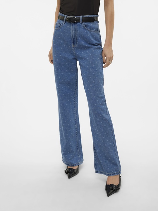 Produktbild Vero Moda VMKATHY Hohe Taille Weit geschnitten Jeans Weit geschnitten (25)