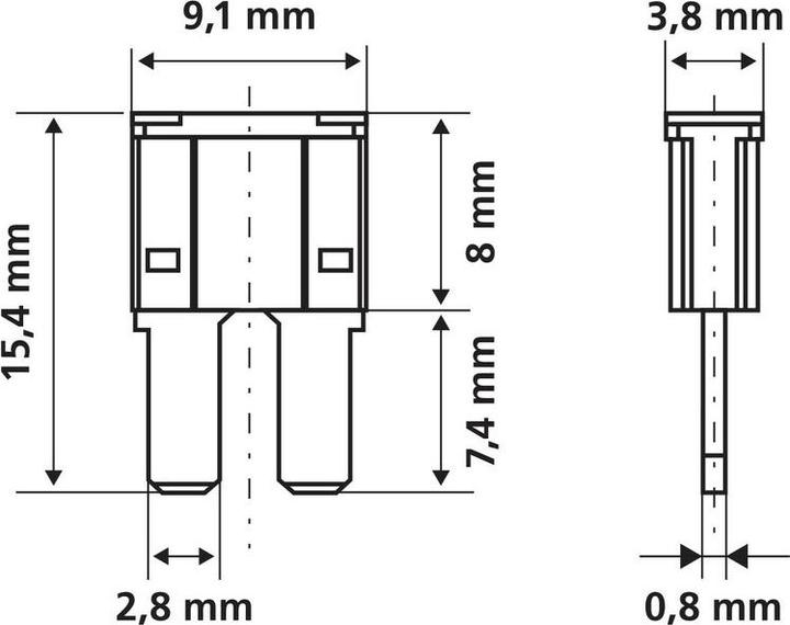 Produktbild Lampa Set 10 sortierte Mikro-Lamellensicherungen Micro-Duo, 12/32V