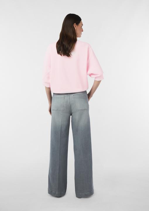 Produktbild Comma Sweatshirt Sweatshirt im Relaxed Fit mit weiten 3/4-Ärmeln (38)