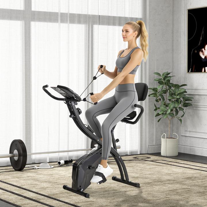 Actual product image Homcom Bike trainer with LCD display