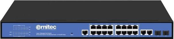 Produktbild Ernitec Managed Layer 2+ Switch, 16 (16 Ports)