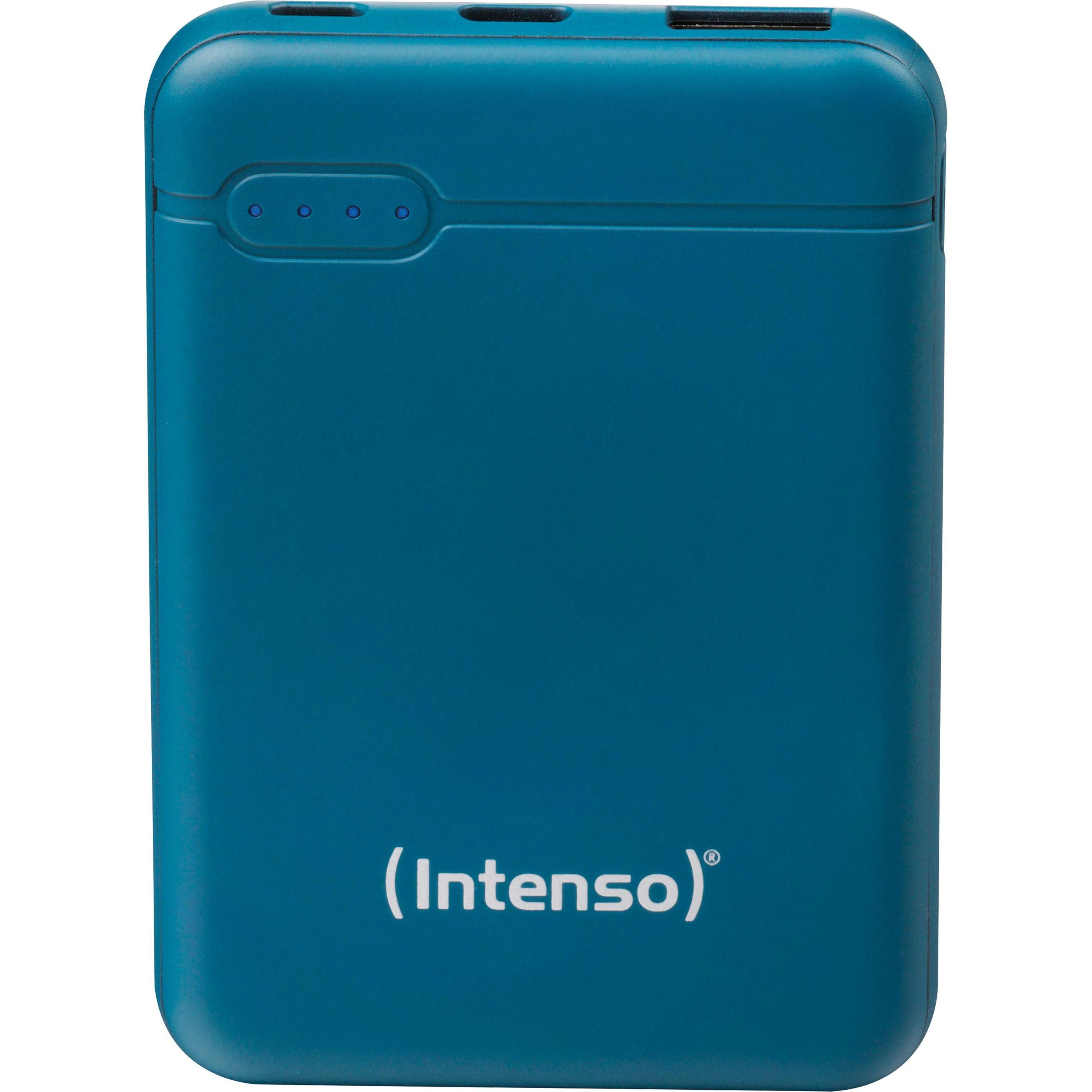 Intenso XS5000 (5000 mAh, 10.50 W, 18.50 Wh), Powerbank, Blau