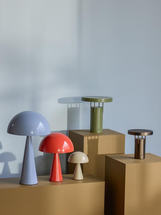 Actual product image Hübsch Mush Table Lamp Mini Bright Red (E14)