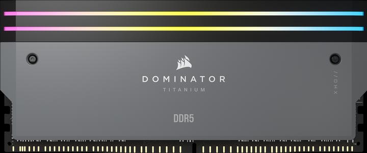 Produktbild Corsair DOMINATOR Titanium Light Enhancement Kit, 2-up config, Functional LEDs, Grey Heatsink, no DRAM ICs (Mehrfarbig)