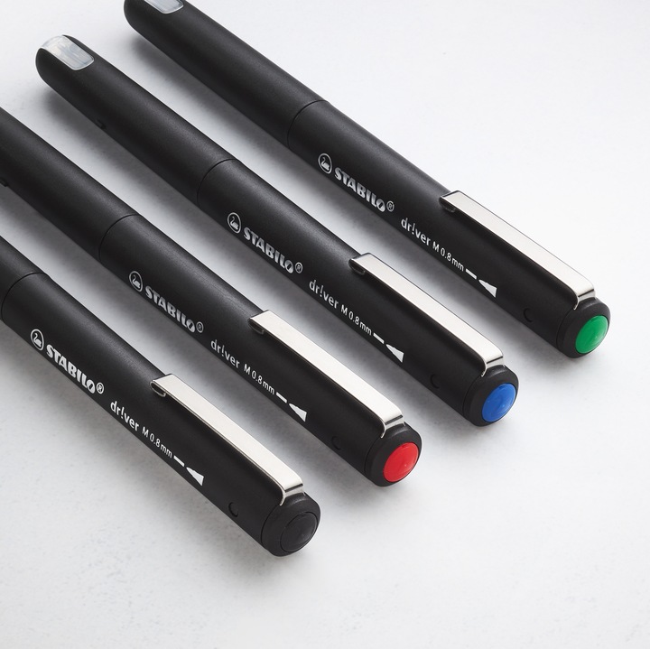Actual product image STABILO Driver Medium 0.8mm Black (Black, 1 x)