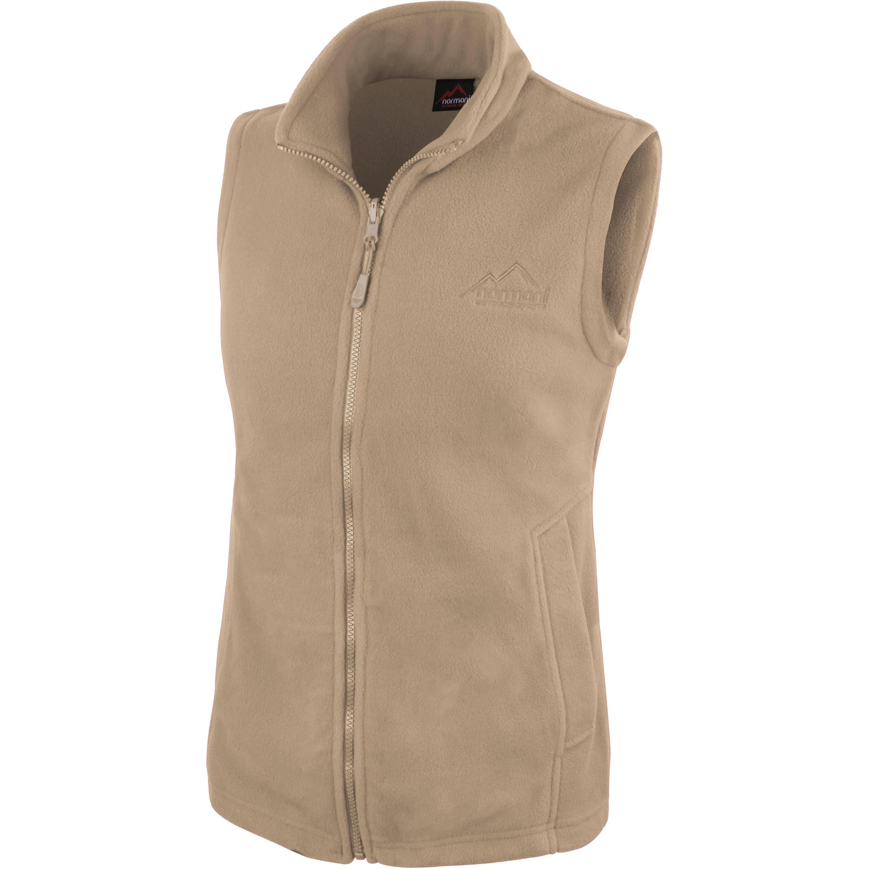 Normani, Damen, Weste, Damen Fleeceweste Jovik - 1303, Beige, (4XL)