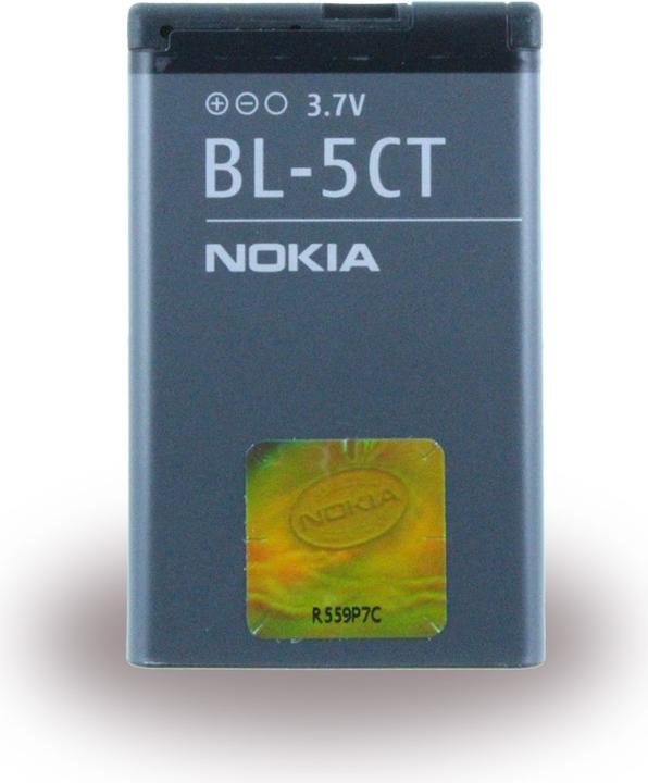 Produktbild Nokia Bl-5ct (Akku, 3720 Classic, 5220 XpressMusic, 6303 Classic, 6303i Classic, 6730 Classic, C3-01, C3 Touch and Type, C5-00, Nokia C6-01)