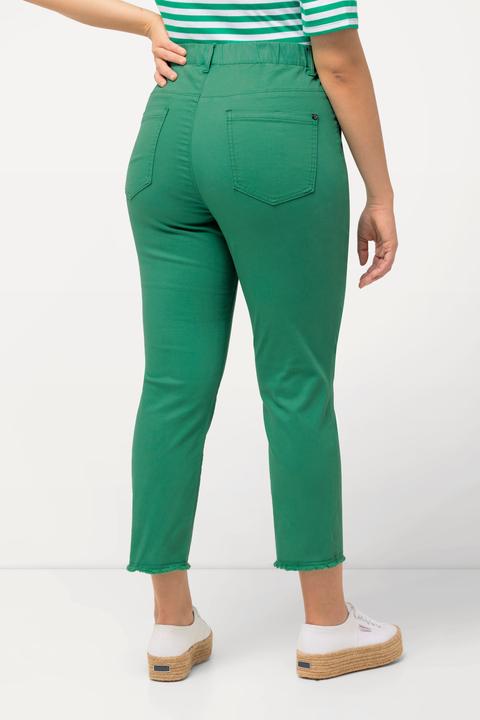 Produktbild Ulla Popken 7/8-Hose Sienna, Fransensaum, schmales Bein (62)