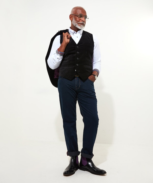 Produktbild Joe Browns Velvet Pinstripe Suit Waistcoat (56)