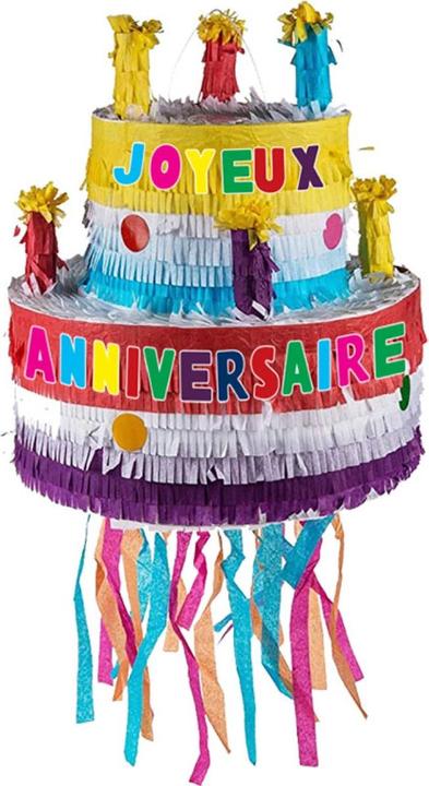 Actual product image Piñata - birthday cake