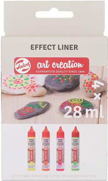 Royal Talens Effect Liner set Neon | 4 x 28 ml (112 ml)