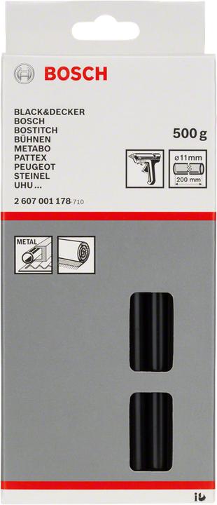Produktbild Bosch Professional Zubehör Schmelzkleber, 11 x 200 mm, 500 g, schwarz