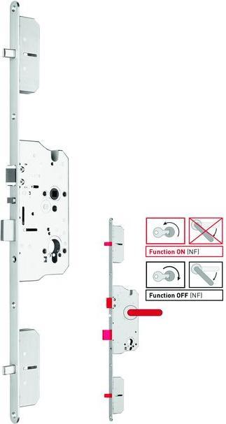 Actual product image Glutz Multipoint lock MINT 18991 Night function N9