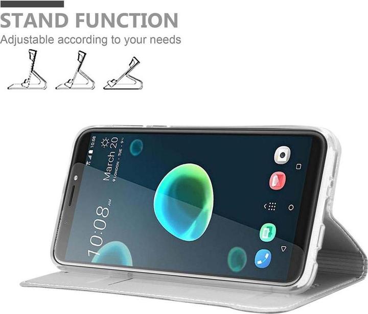 Actual product image Cadorabo Book Classy Style Cover (HTC Desire 12+)