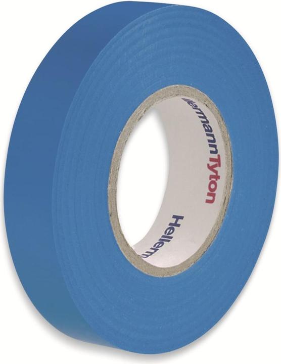 Produktbild HellermannTyton HelaTape Flex Isolierband Blau, 0.15mm x 15mm x 10m (15 mm)
