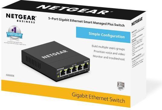 Immagine prodotto Netgear GS305E (5 Porti)