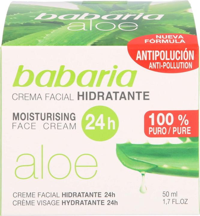 Produktbild Babaria Aloe Vera 24hr Moisturising Face Cream 50ml (50 ml, 24h Creme)