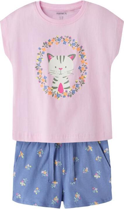 Produktbild Name it Pyjama Katze Blumen (98)