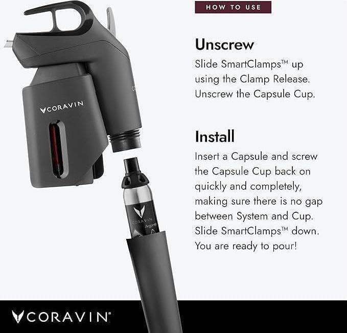 Actual product image Coravin Cartridges 6 pieces