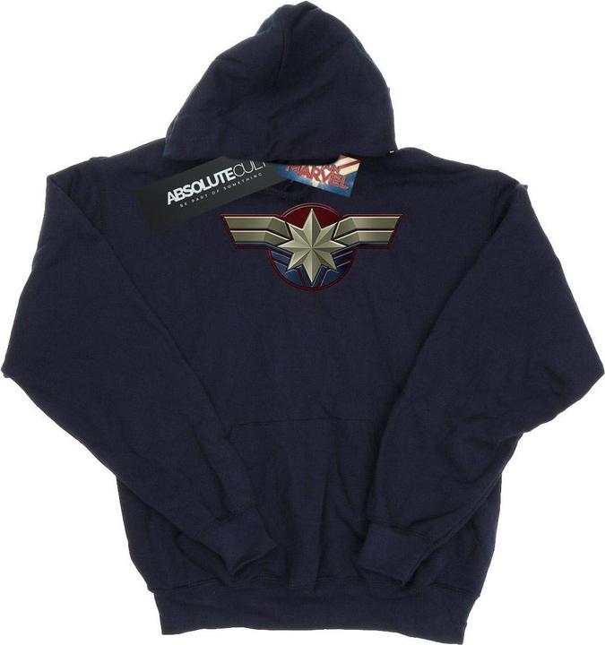 Actual product image Boys Captain Chest Emblem Hoodie (152, 158)
