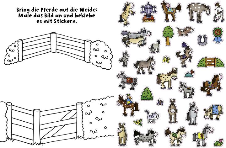 Produktbild 555 Sticker Pferde