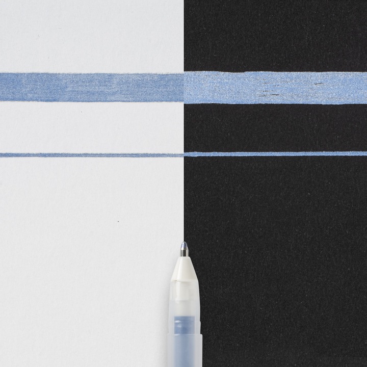 Produktbild Talens SAKURA Gelly Roll Metallic blau schwarz 0.5mm (Blau, Schwarz, 1 x)