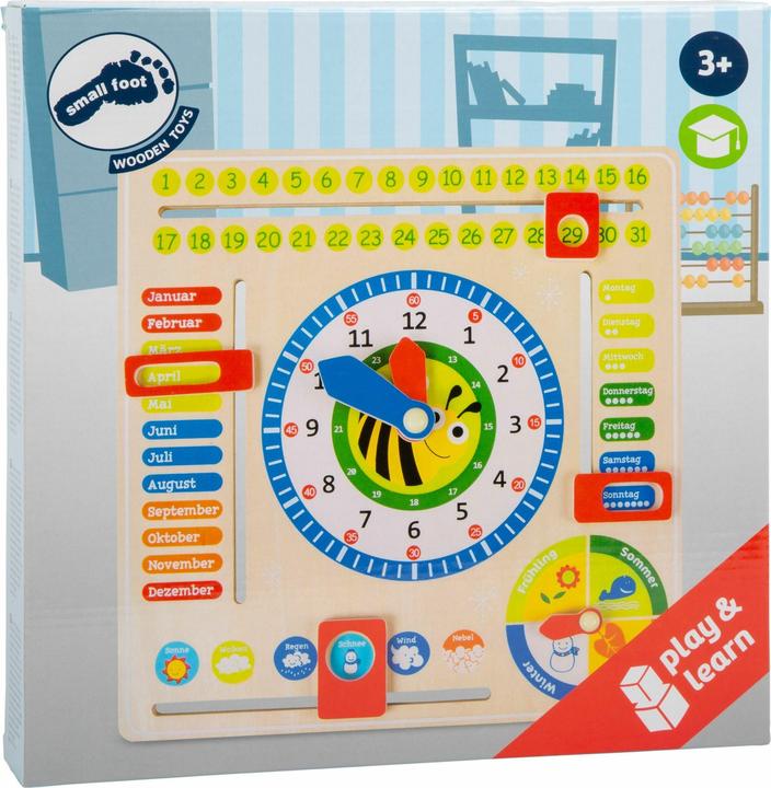 small foot Lerntafel Datum, Uhr- Jahreszeiten (Deutsch)