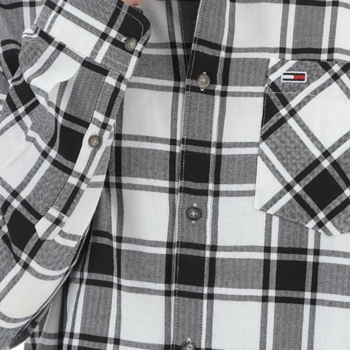 Immagine prodotto Tommy Hilfiger Camicia a quadri bianchi (42, L)