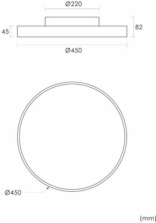 Produktbild Contini LED Deckenleuchte Romi Ø 45cm (2100 lm)
