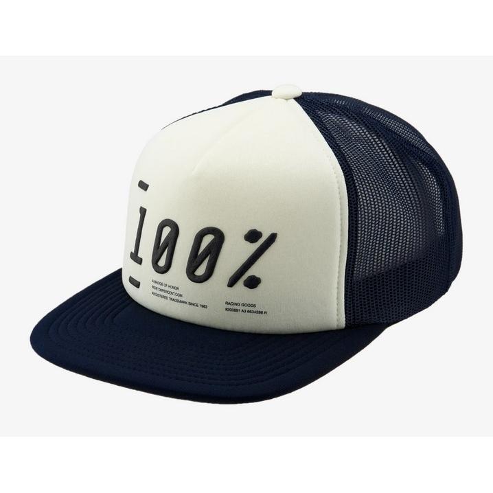 100%, Cappellino, Cappello Trucker Transfer, blu navy, Blu