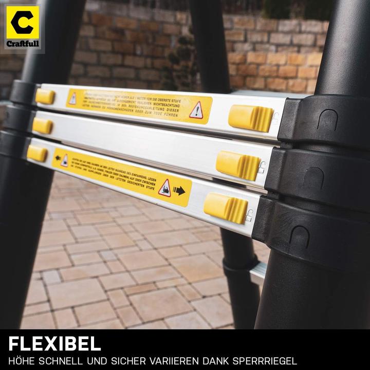 Produktbild Craftfull Teleskopleiter (Teleskopleiter, 560 cm)
