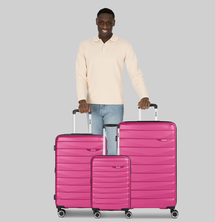 Produktbild Bench Paris 4 Rollen Kofferset 3-teilig mit Dehnfalte (223 l, XL (ab 115l))