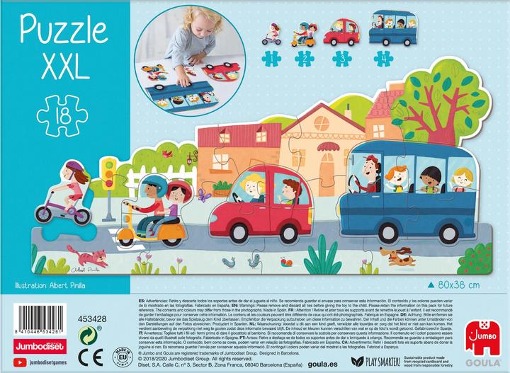 Image du produit Jumbo 453428 GOULA - Puzzle XXL Jigsaw, Multi (18 pièces)