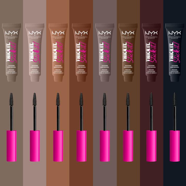 Produktbild NYX Professional Make-Up Thick it. Stick it! Brow Mascara Auburn (Auburn)