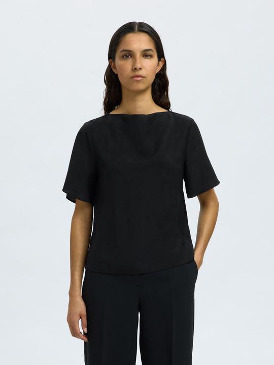 Immagine prodotto Selected Viskosemix Oberteil mit kurzen Ärmeln (36)