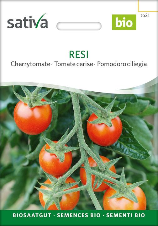 Actual product image Sativa Resi – Cherrytomate Bio (Vegetable seeds)