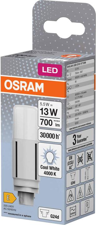 Immagine prodotto Osram Dulux D (G24d, 5.50 W, 700 lm, 1 x, E)