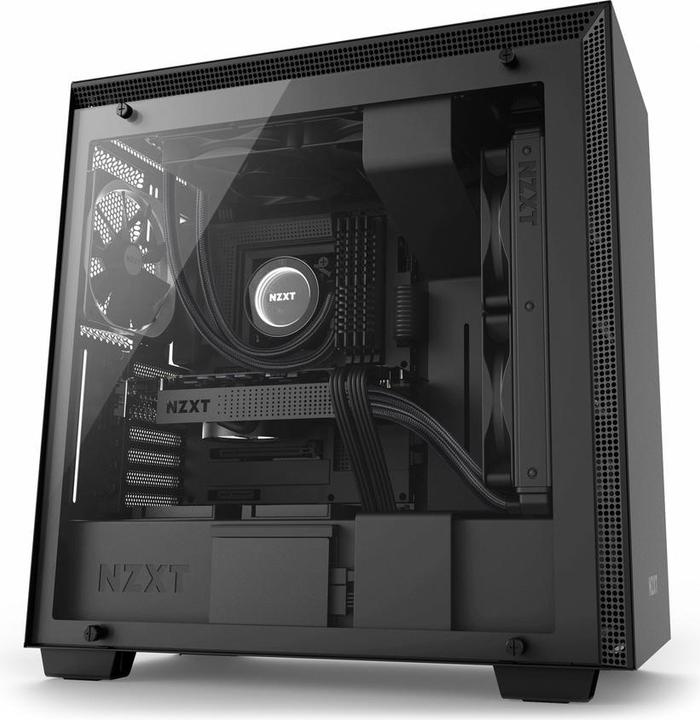 Produktbild NZXT H700 - Black (ATX, mATX, Mini-ITX, E-ATX)