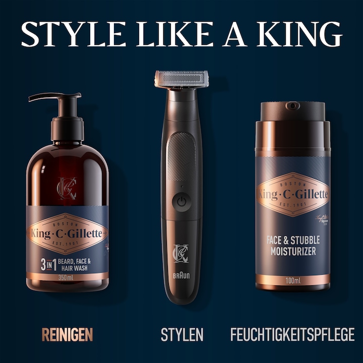 Image du produit King C. Gillette Nettoyant Pour La Barbe Et Le Visage (350 ml)