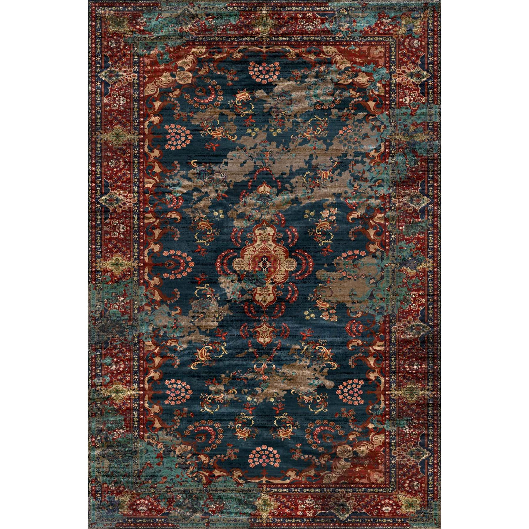 Bamyum, Tappeto, Kinevart Bedruckter Teppich Chenille-Druck Maschinell Hergestellt 160 x 230 cm (160 x 230 cm)