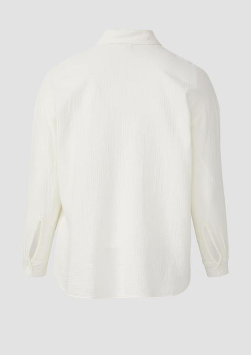 Produktbild S.Oliver Bluse Hemdbluse aus Musselin im Oversize-Schnitt (52)
