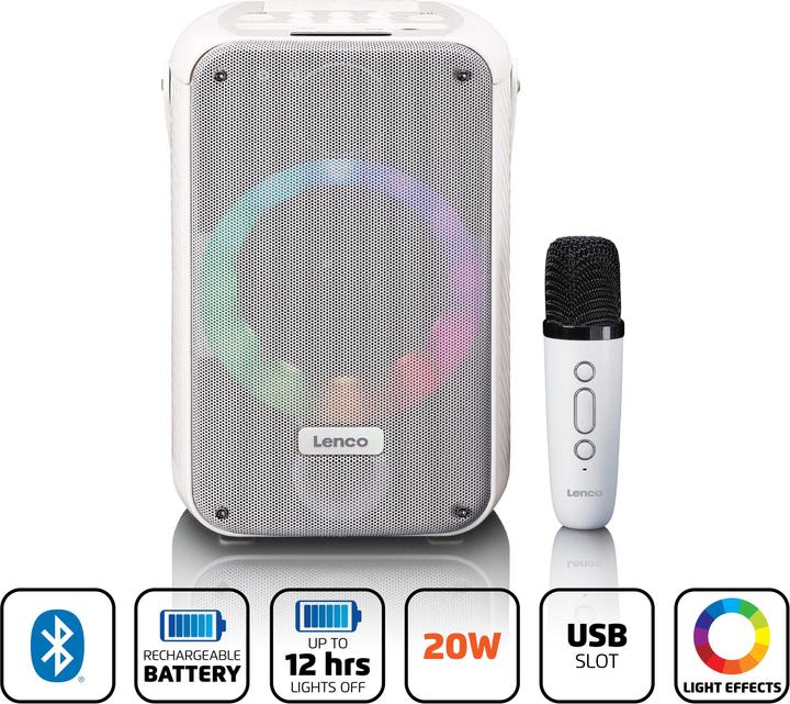 Actual product image Lenco BTC-060WH white (12 h)