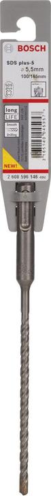 Actual product image Bosch Professional Zubehör Hammer drill SDS plus-5, 5.5 x 100 x 165 mm (5.5 mm)