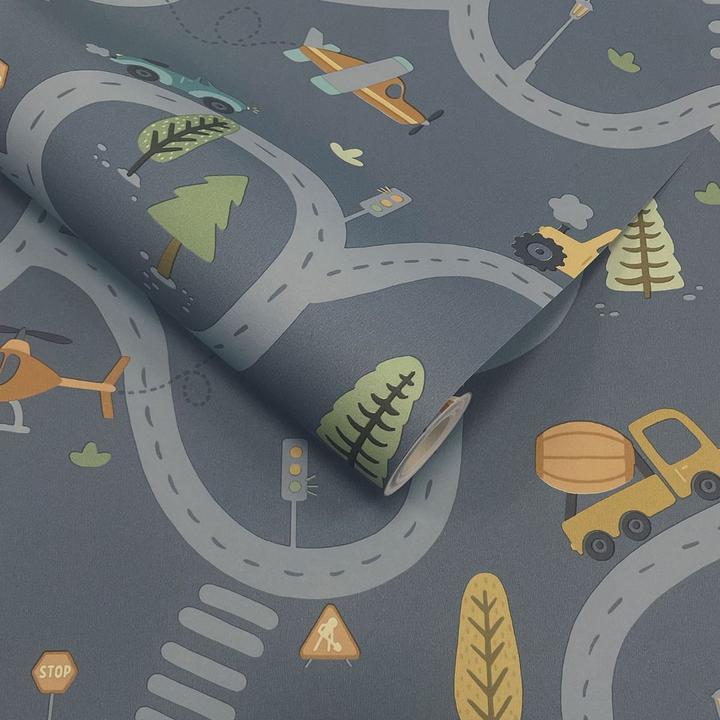 Produktbild Holden Décor Roundabout Road Strukturtapete