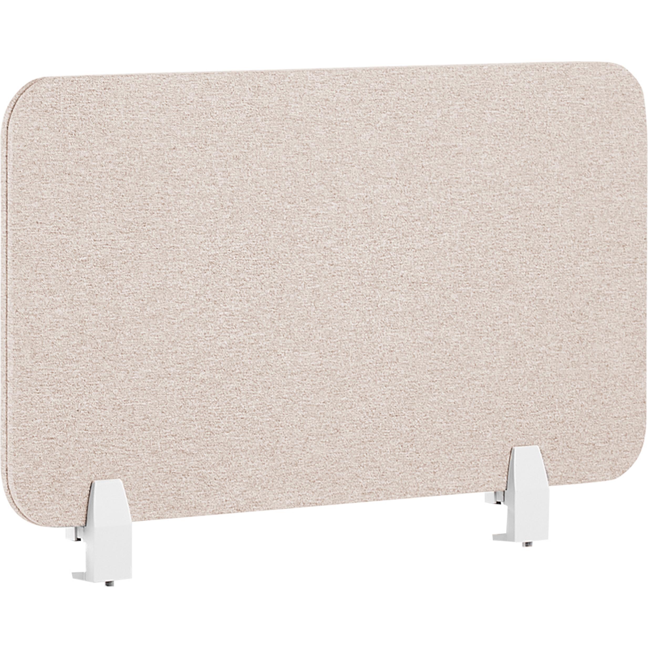 Beliani, Trennwand, Schreibtischtrennwand beige 72 x 40 cm WALLY